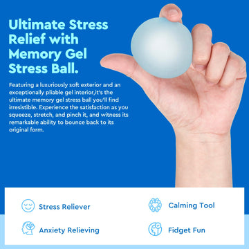 Dyrdm Stress Balls 3-Pack, Easter Basket Stuffers & Fidget Gifts, High Density And Ultra-Soft Memory Gel Filled, Squishy Fidget Toy, Squeeze Balls Sensory For Anxiety Stress Relief