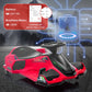 24V Kids Ride On Drift Car For Kids, Electric Drifting Go-Kart Up To 7.5 Mph Variable Speed, Built-In Music,Colorful Led Light,U