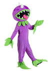 Fun Costumes Plants Vs Zombies Chomper, Purple Jumpsuit,Kids, Venus Flytrap Plant Halloween Outfit Medium