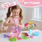 Scvcid Fabric Bouquet Toys Include Extra Accessories Set, Arts and Crafts for Kids Ages 3-12, DIY Flower Craft Kits for Toddler,