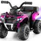 OLAKIDS Kids ATV with Spray Function, Remote Control, Storage Trunk, 6V Toddler Ride on Toy, Pink