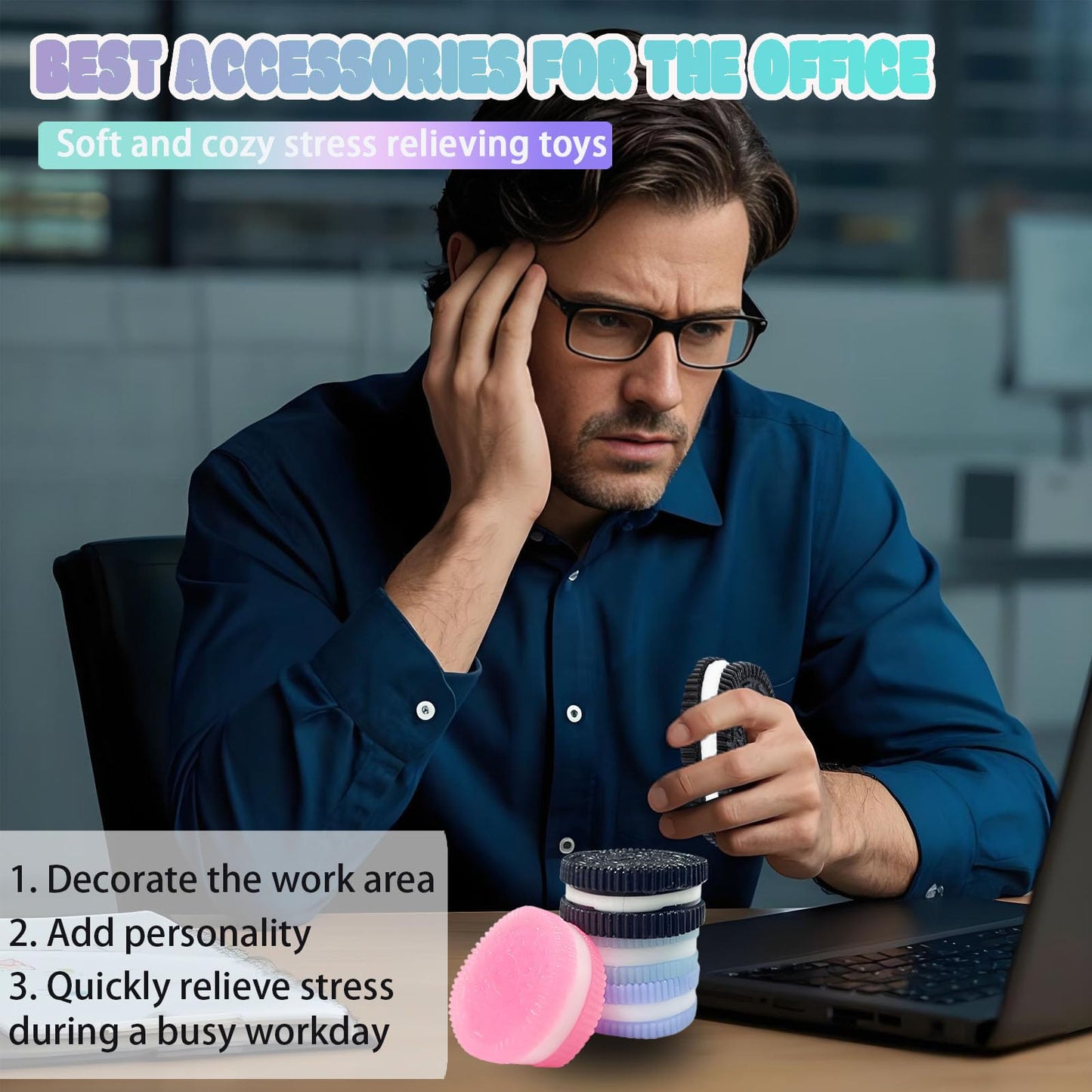 2025 New-Handmade Silicone Stress Relief Squishy Toy,Funny Stress Relief Toy,Ultra-Soft Decompression Venting Toys,Suitable For