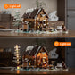 FUNWHOLE Retro Wooden Cabin LEGO Set - 2036 Pcs LED Light Model F9018 for Adults & Teens