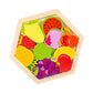 Bnf Wooden Infant Puzzles Cute For Kids Beginner Preschool Educational Activity Pattern Cbaby | Toys For Baby | Developmental Ba