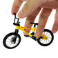 Bmx Toys Alloy Finger Bmx Functional Kids Bicycle Finger Bike Mini-Finger-Bmx Set… (Yellow)