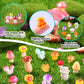 DIYDEC Mini Resin Mushrooms - 80pcs Multicolor Figures for Dollhouse Decor, 6.49 inches, Tiny Fairy Garden Accessories