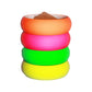 Neon Nation 4 Pack 1980S Style Costume Bracelets 1'' Soft Bangles