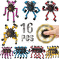 16 Packs Funny Sensory Fidget Toys,Deformable Chain Diy Robot Spinners Fingertip Stress Relief Gyro Toy Birthday Gifts Goodie Bag Easter Basket Stuffers Classroom Prizes Party Favors For Kids Adults