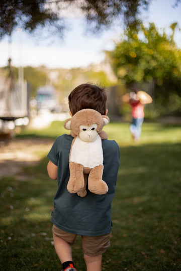 Worlds Softest Plush MoMo Monkey, Lushee, Large, 16 Stuffed Animal for Baby, Toddler, Kids, Adults - Soft, Huggable Stuffed Mon