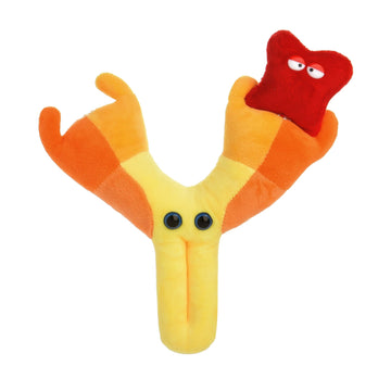GIANTmicrobes Antibody Plush, Blood Bank, Hematology Gifts, Infectious Disease Doctor Gift, Get Well Gifts, Blood Cells. Pharmac