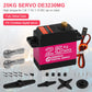 25Kg High Torque Rc Servo Digital Servo Full Metal Gear Waterproof With 2 25T Servo Horn Compatible With 1/6,1/8, 1/10, 1/12 Rc