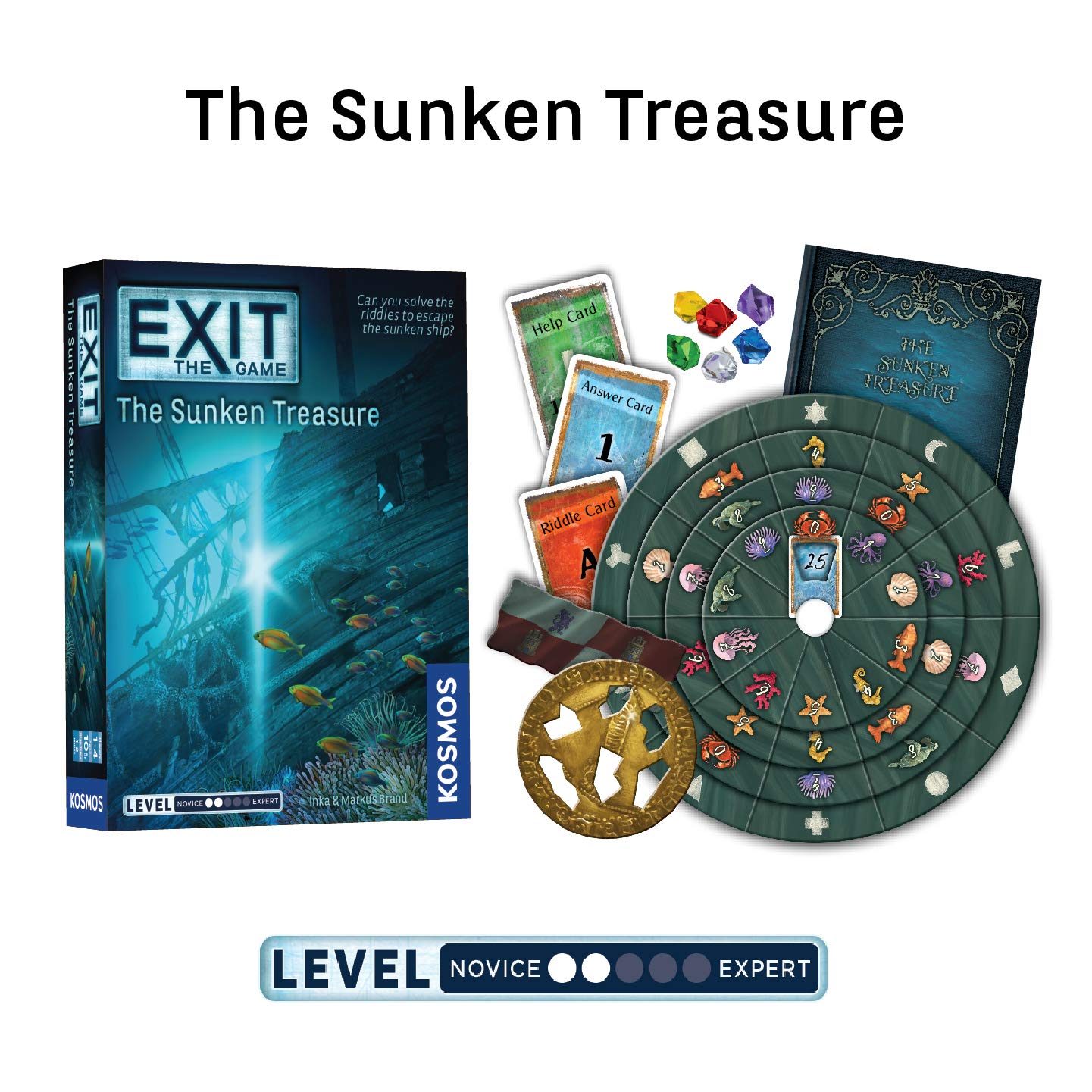 Thames & Kosmos EXIT: The Game 4-Pack Escape Room Bundle | Family-Friendly, 1-4 Players, Ages 10+, Multicolor, 5.1 x 7.1