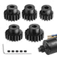 AIMROCK 5-Pack Mod 1 RC Motor Pinion Gears Set: Upgrade Parts for 1/8 RC Car 5mm Shaft Motor (15T 16T 17T 18T 19T)