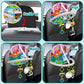 Okooko Car Seat Toy Rear Facing Car Seat Toy Baby Travel Toy Double-Sided With Baby Mirror Plush Toys Rattle Teether Thickened Pad Adjustable Sensory Toy For Newborn Baby Infant
