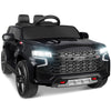 Enyopro Ride On Car For Kids, Licensed Chevrolet Tahoe Suv 12V7Ah Battery Powered Ride On Toy Car, Kids Boys Girls Electric Car With Remote Control, Led Lights, Bluetooth Music, Horn, 3 Speeds (Black)