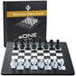 MILLENNIUM Electronic Chess Board Set - USB/Bluetooth, AI Moves, 12" LCD Display, Plastic, Model M841