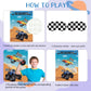 Astaron Pin The Tail Games Pin The Wheels On The Truck Party Game With 30 Tyres Stickers For Car Theme Birthday Party Supplies, Boys Party Baby Shower Background Christmas Party Gifts Favors