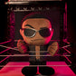 Bleacher Creatures WWE Old School Rock Plush 8" Chibi Doll - Crystal Velboa Polyester, The Rock Old School, Model K8-WWE-ROC