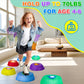 Stepping Stones for Kids, 10 Lighting Non-Slip Balance Stones for Toddlers Age 4-6 up to 70 LBS, Indoor & Outdoor Toy Gift for B