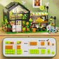 LEGPS YYDS Flower House Building Set, 680pcs Plastic Toy, LED, Black, Model MY133, Ideal Valentine Gift for Girls 8-12 Years