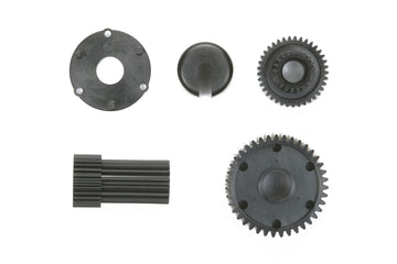 TAMIYA 300054277 - M-03/04/05/06 Reinforced Gearbox, Black