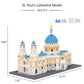 Geniteen Building Blocks Set, St Paul'S Cathedral Model Building Kit 7053 Pcs Architecture Collection Micro Mini Blocks