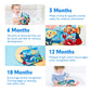 Baby Books 0-6 Months,Infant Tummy Time Toys High Contrast Sensory Baby Toys 6 To 12 Months Touch Feel Book Gift Christmas Stocking Stuffers For Boys Girls 0-3 Months Book Early Learning Stroller Toy