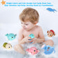Bath Toys, 6 Pack Baby Bath Toys For Toddlers 1-3, Floating Wind-Up Toys Swimming Pool Games Water Play Set Xmas Gift For Bathtub Shower Infant Toddlers Kids Boys Girls Ages 4-8 Years Old