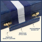 Magic Vosom Travel Small 11 Inch Backgn Blue Sets Classic Board Game with enhanced Leather Case  Portable Travels Strategy Backgn Game Set for mature-themeds  Kids (Blue  Small)