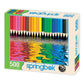 Springbok Pencil Pushers 500 Piece Jigsaw Puzzle For Adults And Kids Features A Rainbow Of Colored Pencils - Made In The Usa With Interlocking Pieces That Snap Perfectly In Place.