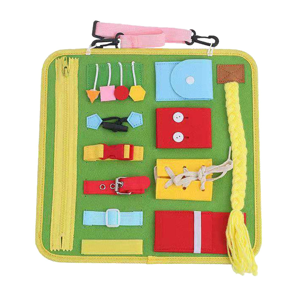 ENAKSHI Travel Busy Board Zipper Life Skills Special Needs Learning Airplane Car Toy|Toys & Hobbies | Educational | Other Educat