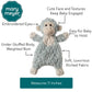 Mary Meyer Putty Nursery Lovey Soft Toy, 11-Inches, Seafoam Monkey