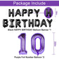 Naninuneno 10Th Birthday Decorations Set For Girl Women Boy Men, Purple Black 10 Happy Birthday Balloons Supplies With Purple Nu