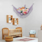Yelienm Boho Stuffed Animals Net Or Hammock Large,55 Inch Toy Hammock Macrame Stuff Animal Storage Corner Hanging Net Holder,Mes