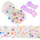 Mushroom Rainbow Bead Slime - Good Stretchy & Non-Sticky Crunchy Sensory Toy, Party Favors For Kids, Girls & Boys Gifts For Birt