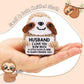 MBL Husband Gifts for Birthday Anniversary - Funny Handmade Crochet Sloth Birthday Christmas Stocking Stuffers Xmas Holiday Roma