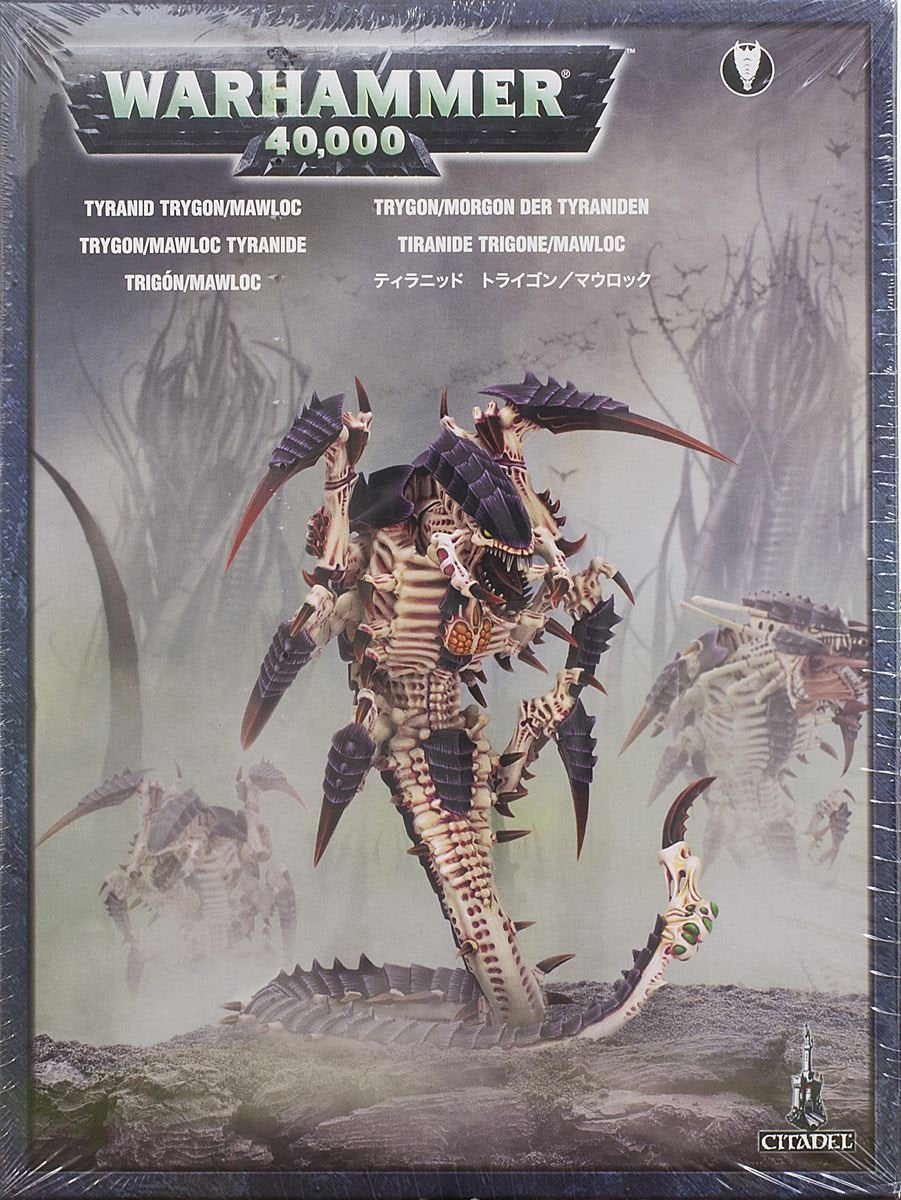 Games Workshop Warhammer 40,000 Tyranid Trygon/Mawloc Action Figure, 40mm, Plastic, Model 99120106019