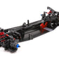 GTB Spec-R S1 1/10 RC Electric Touring Car Body Kit - Black Composite Material, 4WD Chassis Frame for 1:10 Scale Models