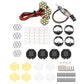 MEUS RACING RC Car LED Lights Kit for 1/10 & 1/8 Scale Crawlers - Aluminum, Black, Model MEUS-LED-01-06