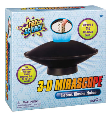 Toysmith: 3-D Mirascope, 6'' Instant Hologram Image Maker, Includes A Plastic Frog To Display And Complete Instructions For Use,