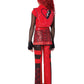 Spirit Halloween Descendants: The Ride Of Red Kids Red Jumpsuit Costume | Officially Licensed | Theatrical Outfit