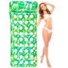 Pool Float For Adult, Leaf Pool Floats, Adult Pool Rafts,Air Sofa Floating Chair Bed,Lying On It Your Whole Body Is Submerged In Water,Great For Chilling In The Pool (Green)