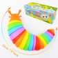 Cevioce Fidget Slug Toy, Sensory Slug Fidget Toy For Kids & Adults, 1Pc Cute Autism Sensory Toys For Autistic Children|Great Birthday Gift For Girls Boys - Easter Basket Stuffers For Toddlers Kids