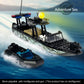 JQARCH City Police Speed Boat Building Blocks Set, 70PCS Plastic Rescue Boat, Compatible with Lego, Fun Gift for Kids