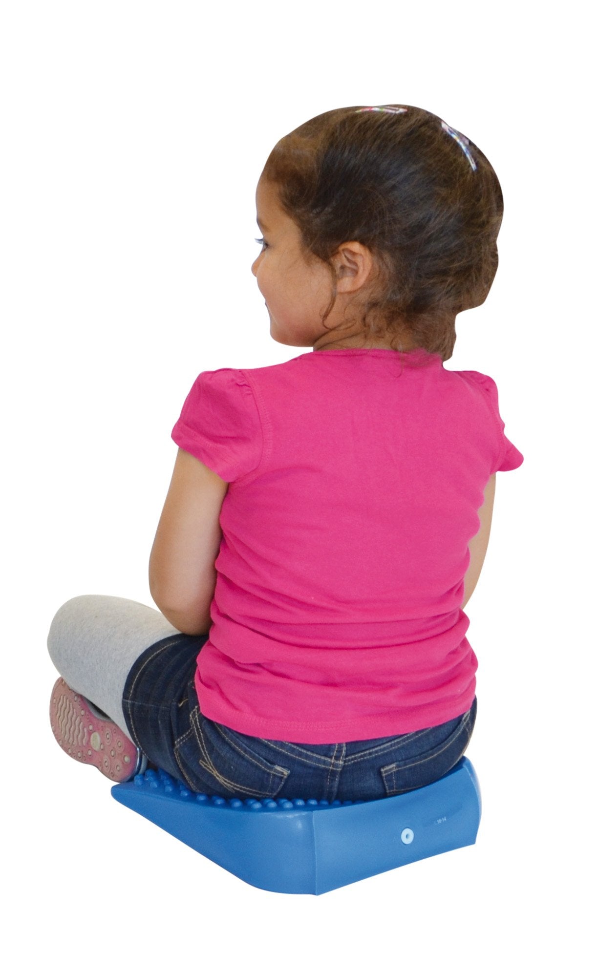 Gymnic Movin' Sit Jr. Inflatable Seat Cushion, Blue, 10 L X 10 W In - 8909