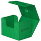 Ultimate Guard Sidewinder 80+, Deck Box for 80 Double-Sleeved TCG Cards, Green, Magnetic Closure & Microfiber Inner Lining for S