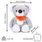 Odoxia Weighted Animals | 3.1Lb Koala | Stuffed Weighted Plush For Kids, Adults | Weighted Stuffed Animals | Weighted Plushies | Weighted Stuffed Plush | Weighted Plushie
