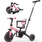 besrey 5 in 1 Toddler Bike, Toddler Tricycle for 1-3 Year Old, Trike with Push Handle, Backrest and Safety Belt, Birthday Gifts 