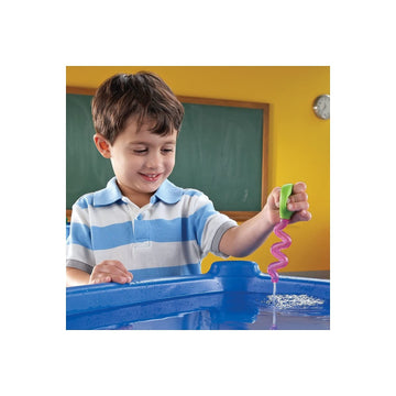Learning Resources Twisty Droppers, Fine Motor Toy, Science Exploration, Water Dropper, Water Toys For Kids, Set Of 4, Ages 2+