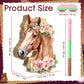 Pajean Horse Piata Decoration Cowgirl Western Piata with Stick Blindfold Photo Prop Gift Holder for Girls Kids Bridal Shower Bir